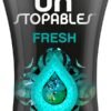Downy Unstopables In Wash Scent Booster Beads, Fresh Scent, 24 oz, Downy Scent Booster Beads, Unstoppable Laundry Beads, Odor Protection